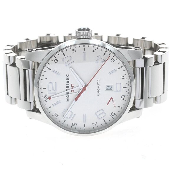 MONTBLANC Time walker GMT Silver Dial Automatic Men's Watch - Picture 2 of 6